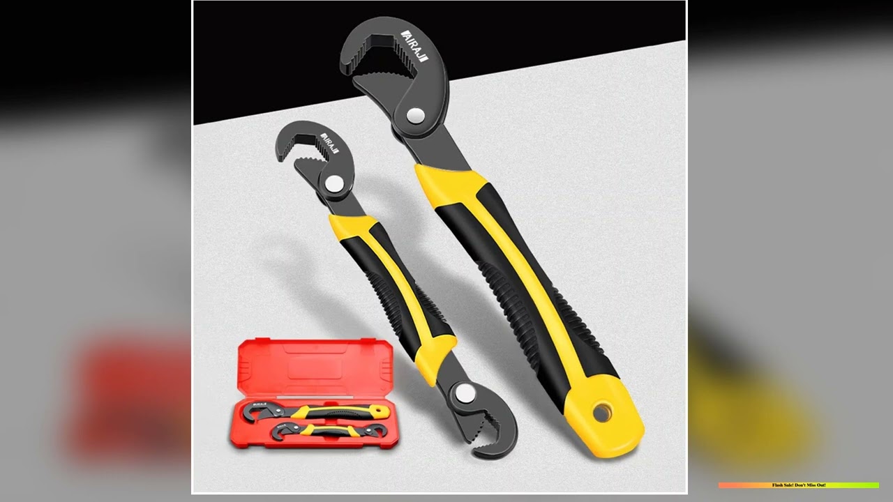 AIRAJ Universal Wrench Multifunctional Opening Wrench Adjustable Ratchet Spanner Hand Repair Tools