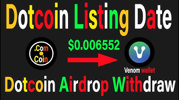 Dotcoin Listing Date & withdrawal | Dotcoin Dtc Mining | Dotcoin New Update | #airdrop  #dogs