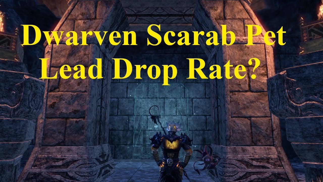 ESO Golden Scarab Non Combat Pet! Lead Drop Rate? YouTube