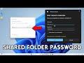 SET Shared Folder PASSWORD : Windows 11