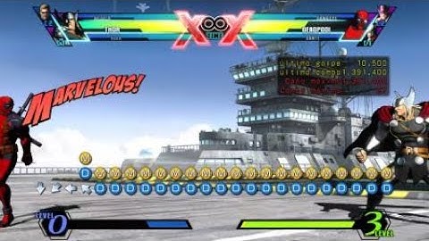 UMvC3 Thor Tag into Hulk DHC ToD combo concept ft Wesker