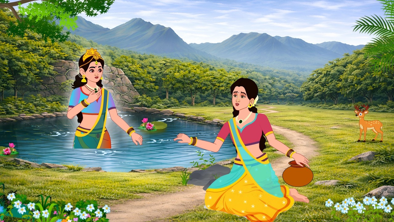 तालाब की रानी का न्याय - पिछले जन्म का बदला  | हिंदी कहानी  |  Hindi Moral Story |  Cartoon video