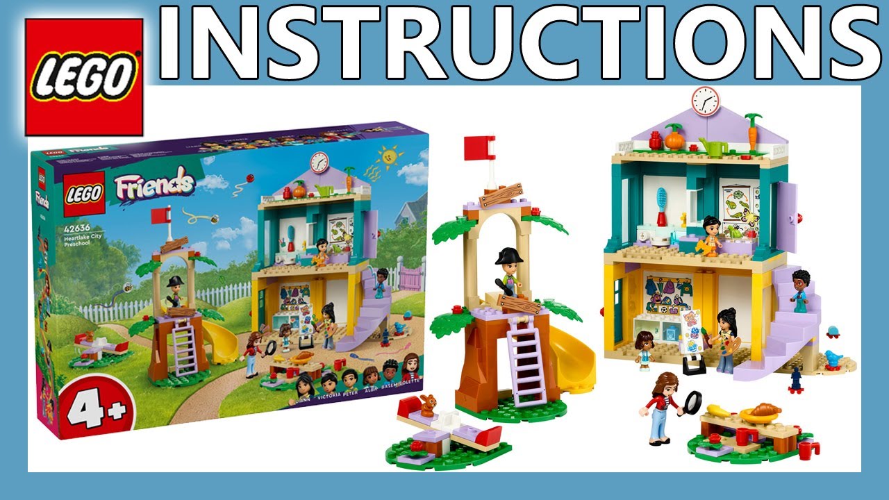 LEGO Instructions | Heartlake City Preschool | 42636 | Juniors | LEGO Friends 2024