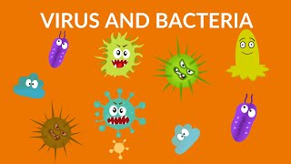 Virus and Bacteria || video for kids