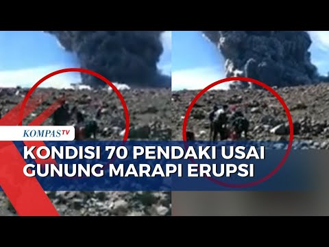 Gunung Marapi Erupsi, BKSDA dan Aparat Terkait Evakuasi 70 Pendaki