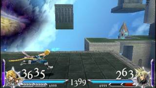 Final Fantasy Dissidia 012 - Lv. 100 Zidane (ErinSatou) vs Lv. 100 Cloud