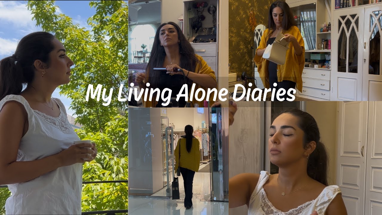 My Living Alone Diaries | My Morning Routine, relaxing , shopping🍓♥️🫧☕️🧳