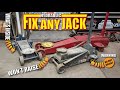 Hydraulic floor jack complete rebuild  how they work