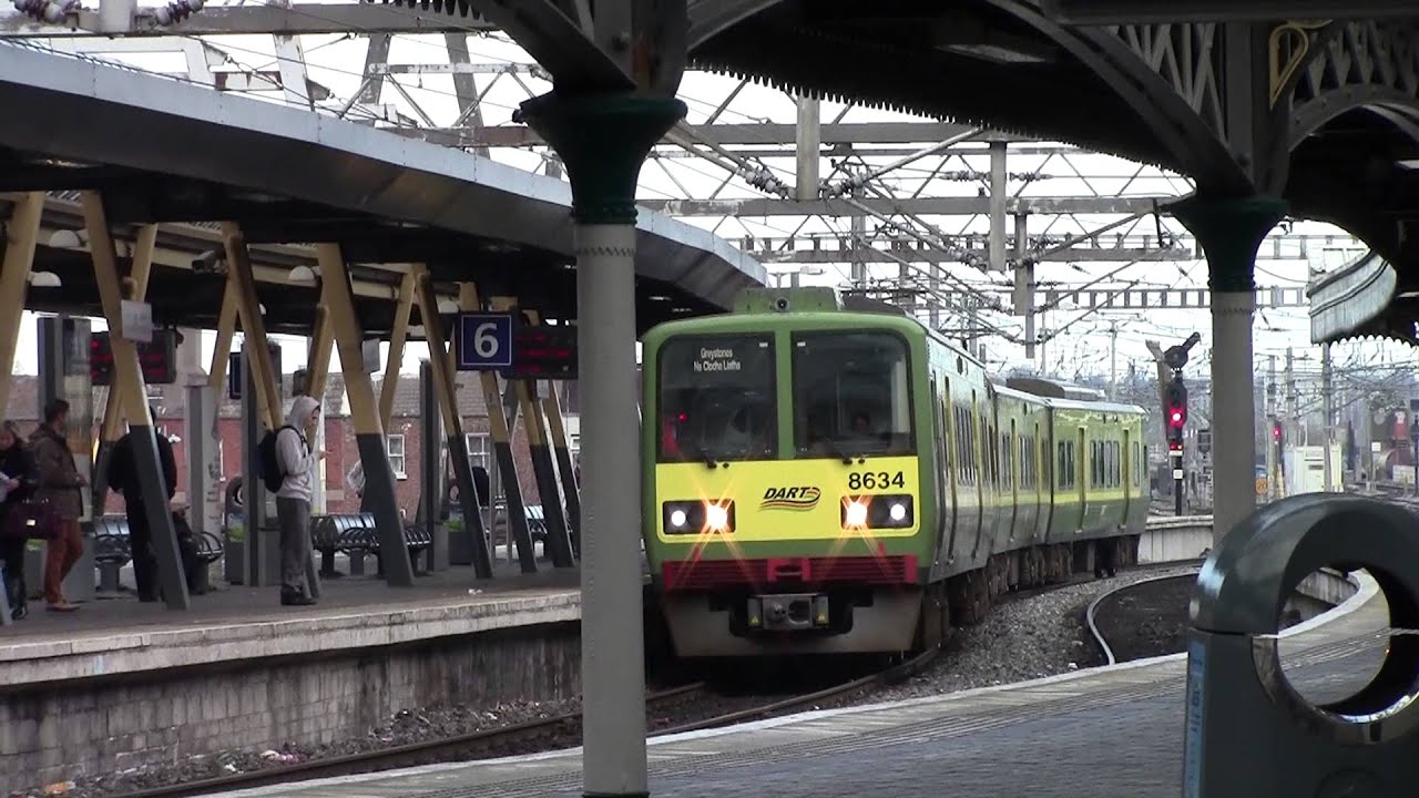 Connolly HD-8520 class dart arrives on a service from Howth top movies on netflix