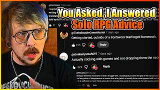 Information Your Biggest Solo RPG Questions Answered Guide