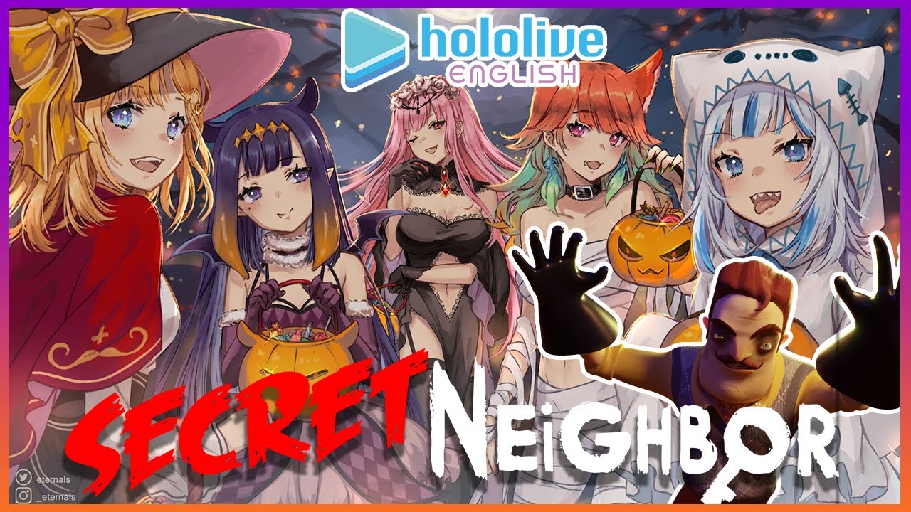 【HOLOEN COLLAB】SECRET NEIGHBOR👀Kiara POV! #hololiveenglish #holomyth