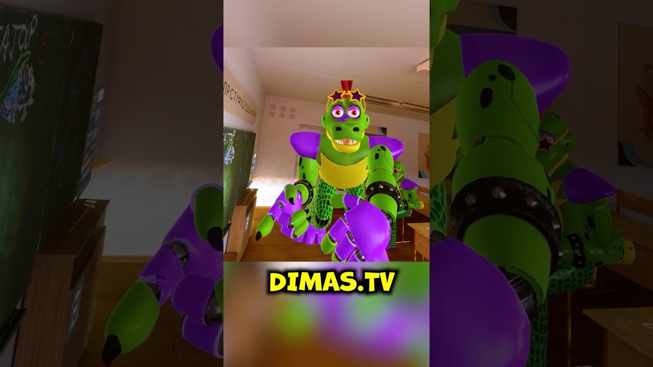 VR Гига Монти пришёл в школу аниматроников учится в VRChat FNAF COOP ВРчат Злой учитель часть 7