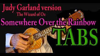 UKULELE-Wizard of Oz-Judy Garland-Somewhere Over the Rainbow