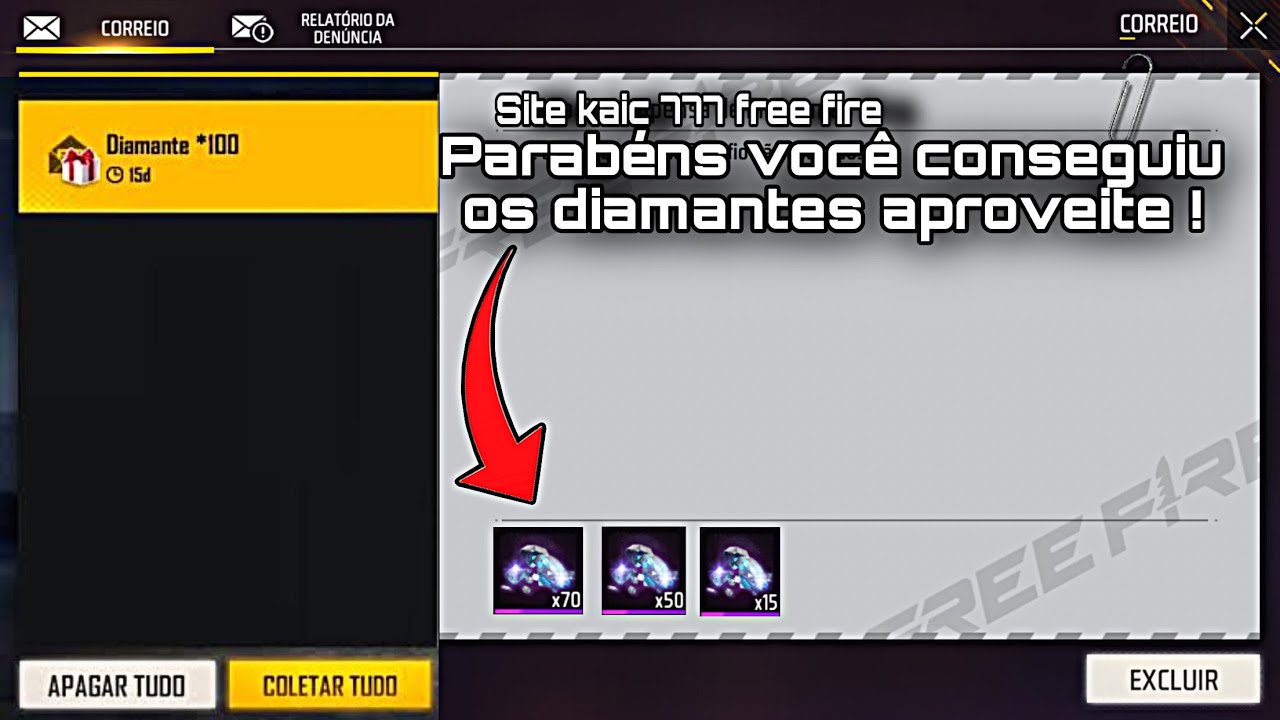 CORRE! Como Ganhar Diamantes no Free Fire Pelo ID