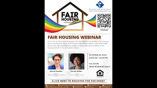 FAIR HOUSING WEBINAR WITH NAR AND C.A.R. LEADERS