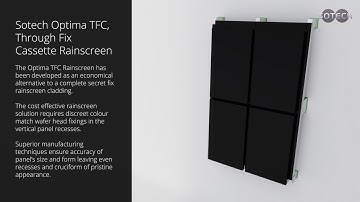 Sotech Optima TFC, Through Fix Cassette Rainscreen