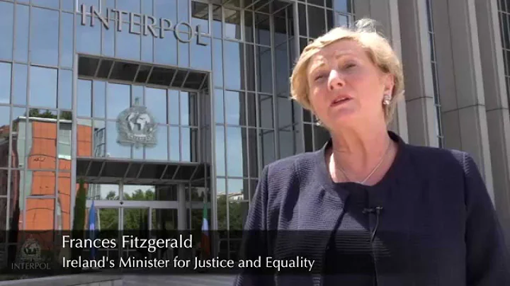 Frances Fitzgerald, Ireland's Minister for Justice...