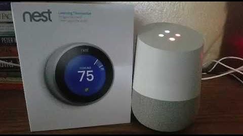 Connect Google Home with a Nest Thermostat from Best Buy