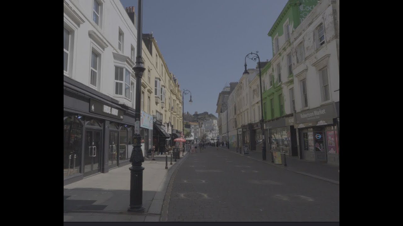 Walk Along Hastings, Southern Coast of England
