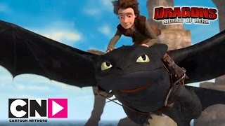 An Acrobatic Flight | Dragons: Riders of Berk | Cartoon Network