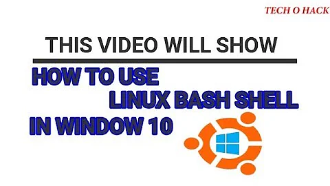 How to run Linux[BASH] on Windows 10 [Subsystem for Linux] with "Bash on Ubuntu on Windows!"