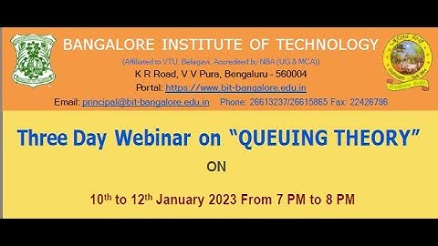 Queuing Theory: Day 1