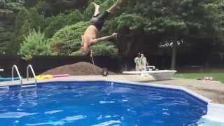 Crazy Slomo Diving Board Tricks