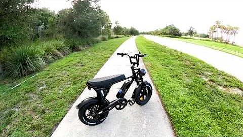 Full-throttle Range Test & Top Speed - Ouxi V8 mini - POV riding