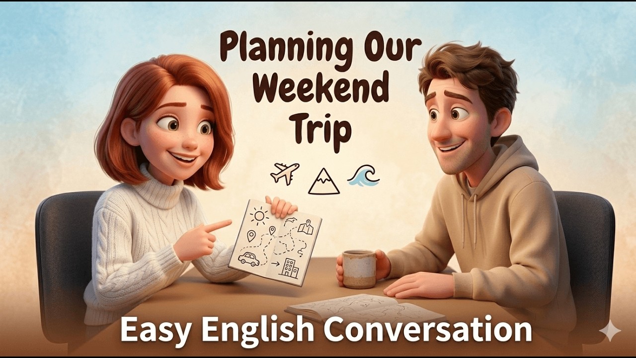How to Plan a Weekend Trip 🗺️ | Easy English Conversation For Learning English