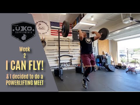 Week 2 | I CAN FLY | Powerlifting Meet!? | Strongman Garage Gym Training Log | Kurtlocker Gym