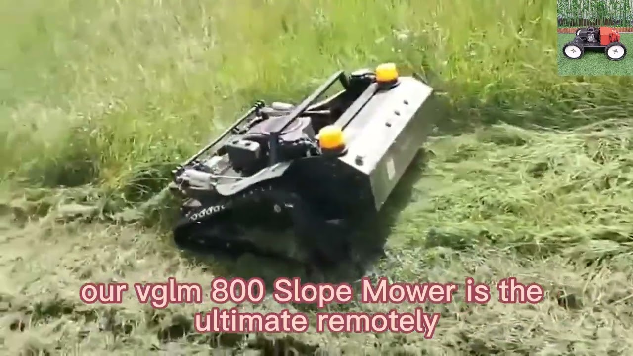 RC stroj za pletje na gosenicah proizvajalca Vigorun Tech, Vigorun akumulatorski stroj za košnjo