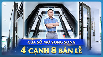 Cửa sổ mở song song, Parallel Opening Windows | cửa sổ mở đẩy ngang tự động