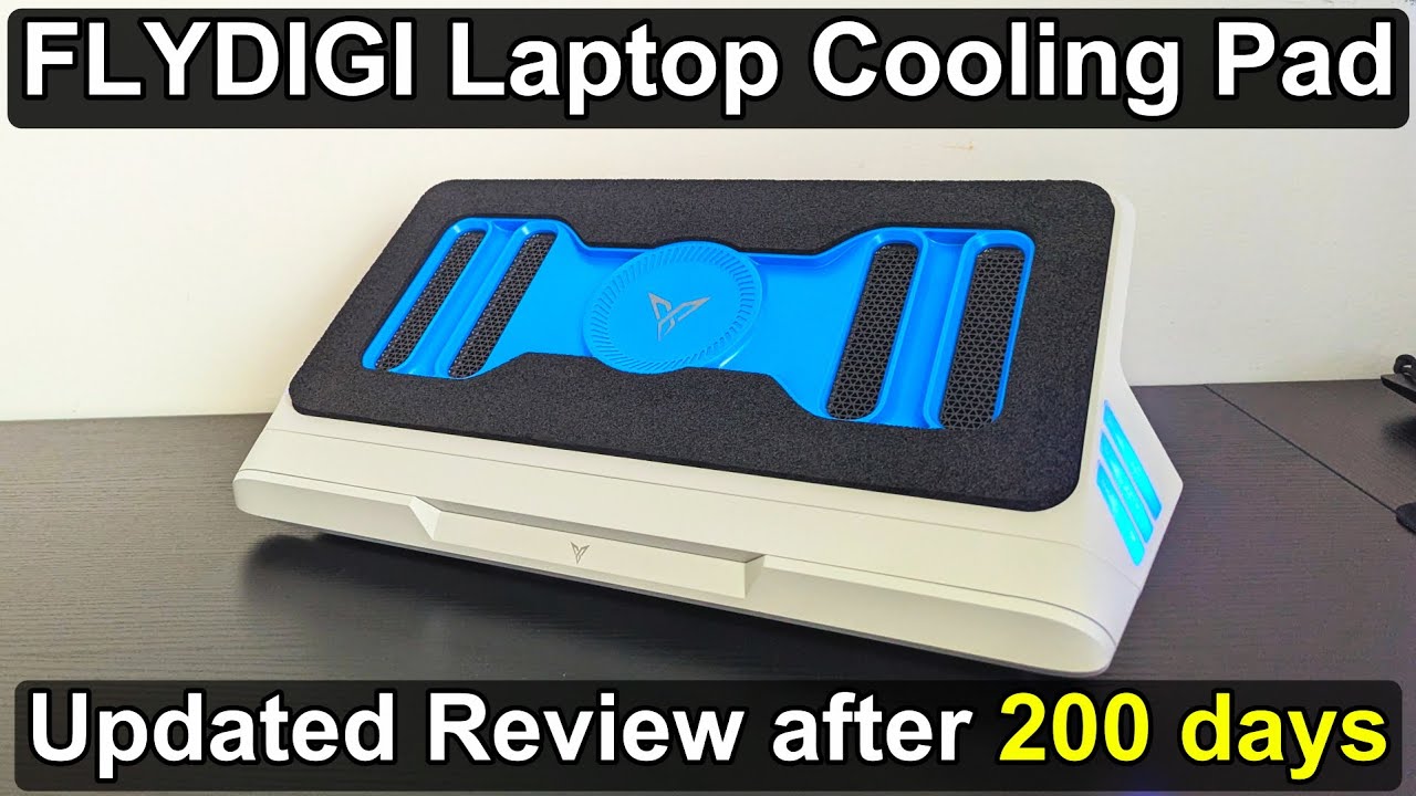 200 Day Use Review: Flydigi BS Laptop Cooling Pad | Every Laptop Gamer Shoud Have It