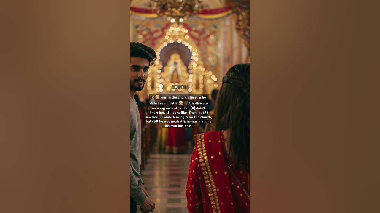 First Sight in the Church Feast 👀 Love or Game? by RDP #personalstory #love #churchfeast #shorts