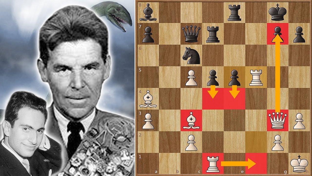 Nezhmetdinov VS Tal || "Loch Nez Monster" || 1957