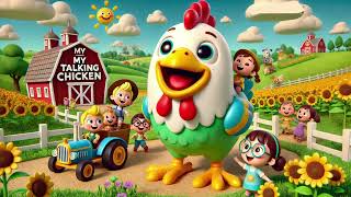 🐥🎤 My Talking Chicken – Fun Talking Pet Game for Kids with Silly | Nursery Rhymes & Kids Songs screenshot 1