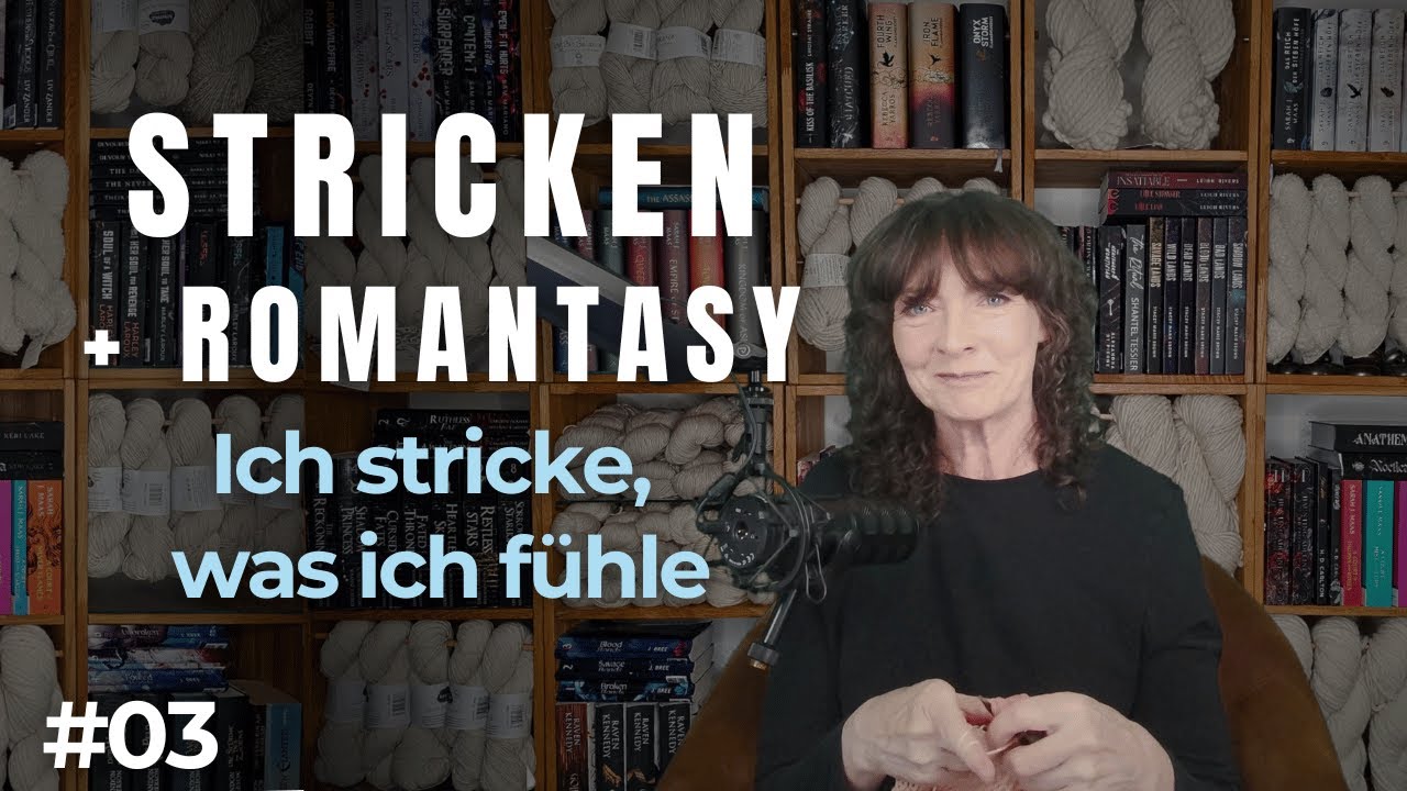 🖤 Schattenstrick und Romantasy - Ich stricke, was Bücher mit mir machen