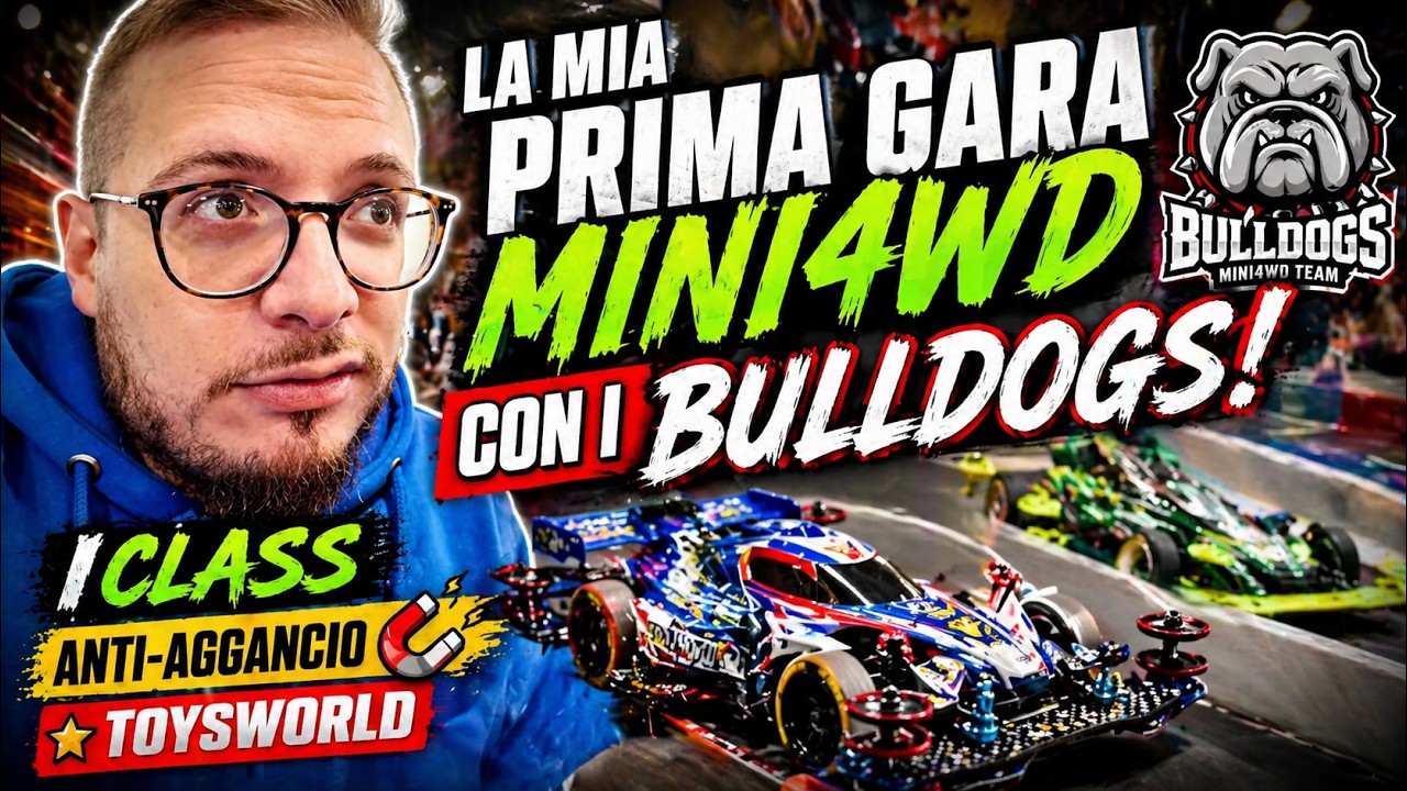 La Mia Prima Gara Mini4WD con i Bulldogs! | ICLASS & Anti-Aggancio a ToysWorld