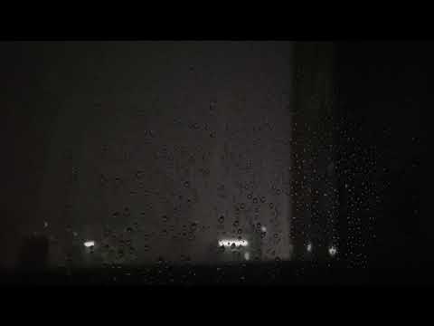 Rain on the window with thunder ASMR sound  Heavy Rain Sleep Relaxing white noise  loud sounds