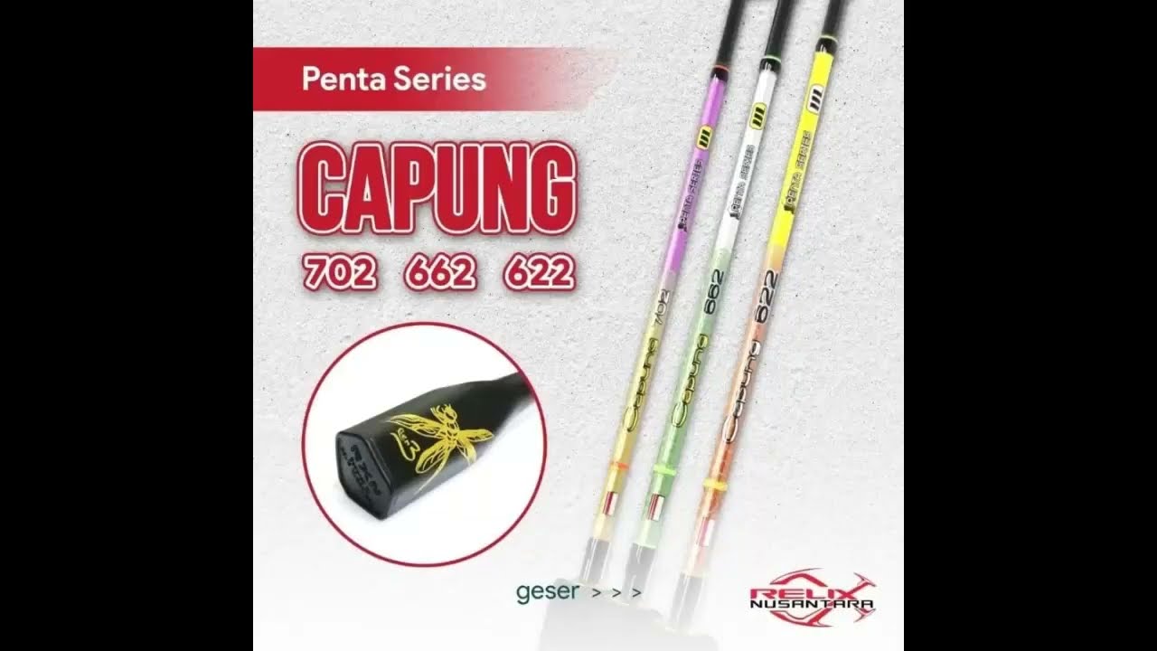 Ultra Light Spinning Fishing rod Capung 622 Penta Series Gen 3 - we shipped worldwide