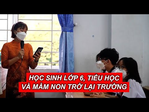 Video TP HCM chuẩn bị đón học sinh lớp 6, tiểu học và mầm... - youtube
