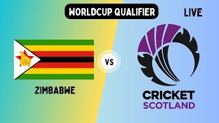 🔴 live cricket match today | Zimbabwe vs Scotland cricket live World Cup Qualifiers 2023 screenshot 5