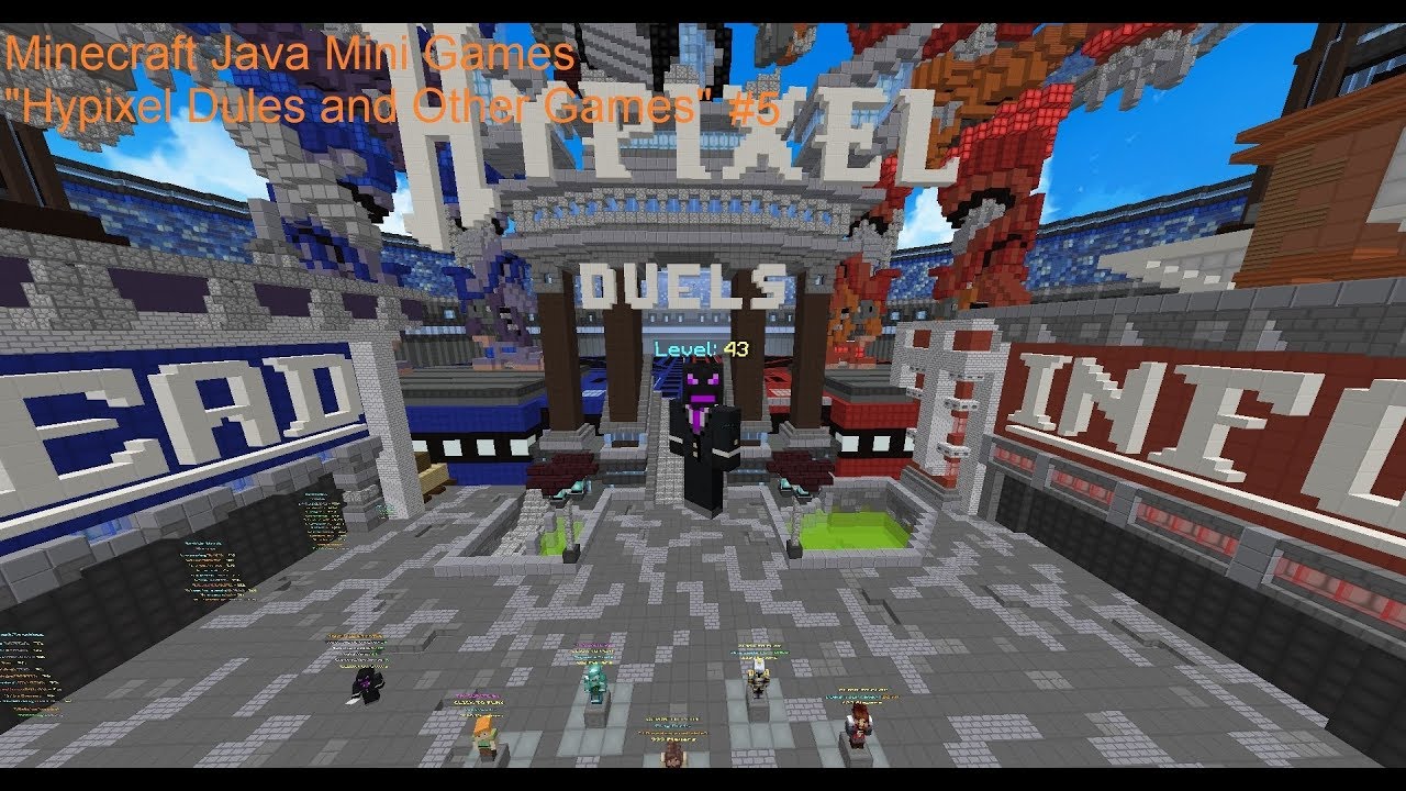 Minecraft Java Mini Games #5 "Hypixel Duels and Other Games" - YouTube