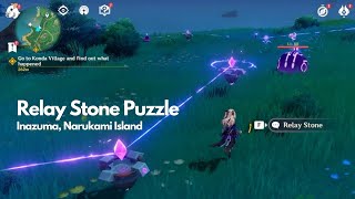Relay Stone Puzzle / Electric Conduction Puzzle, Narukami Island