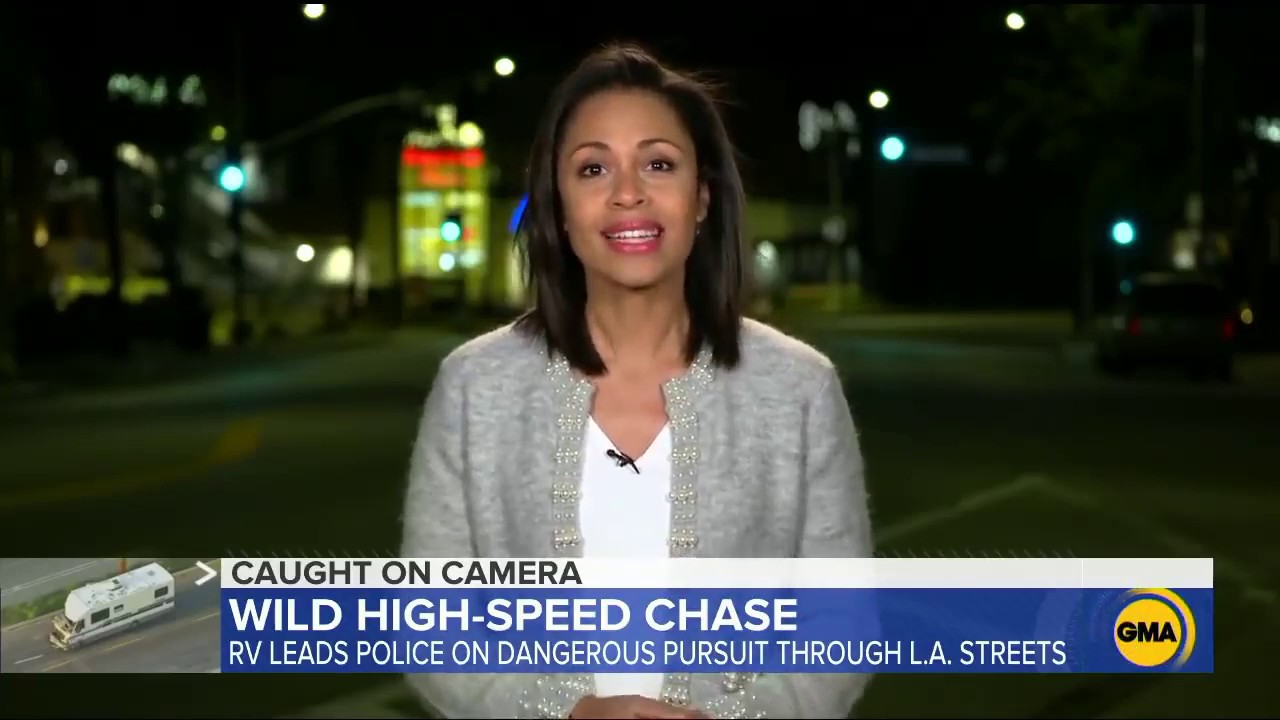Watch RV driver lead police on high speed chase - YouTube