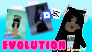 My Roblox Editing Evolution! 2024-2025🤍🎀| 1k SPECIAL⭐️💫