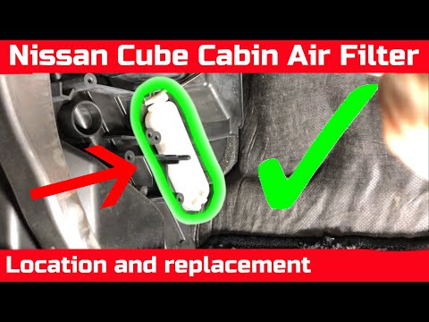 Nissan Cube Cabin Air Filter Replacement