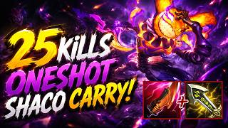 One Auto Oneshot Shaco! Season 16 Master Ranked [League of Legends] Full Gameplay - Infernal Shaco screenshot 4