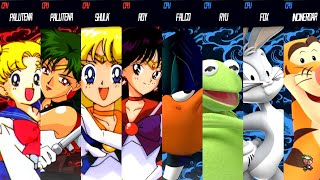 Sailor Scouts vs Cartoon All Stars to the Rescuee - Requested Smash Bros Battle