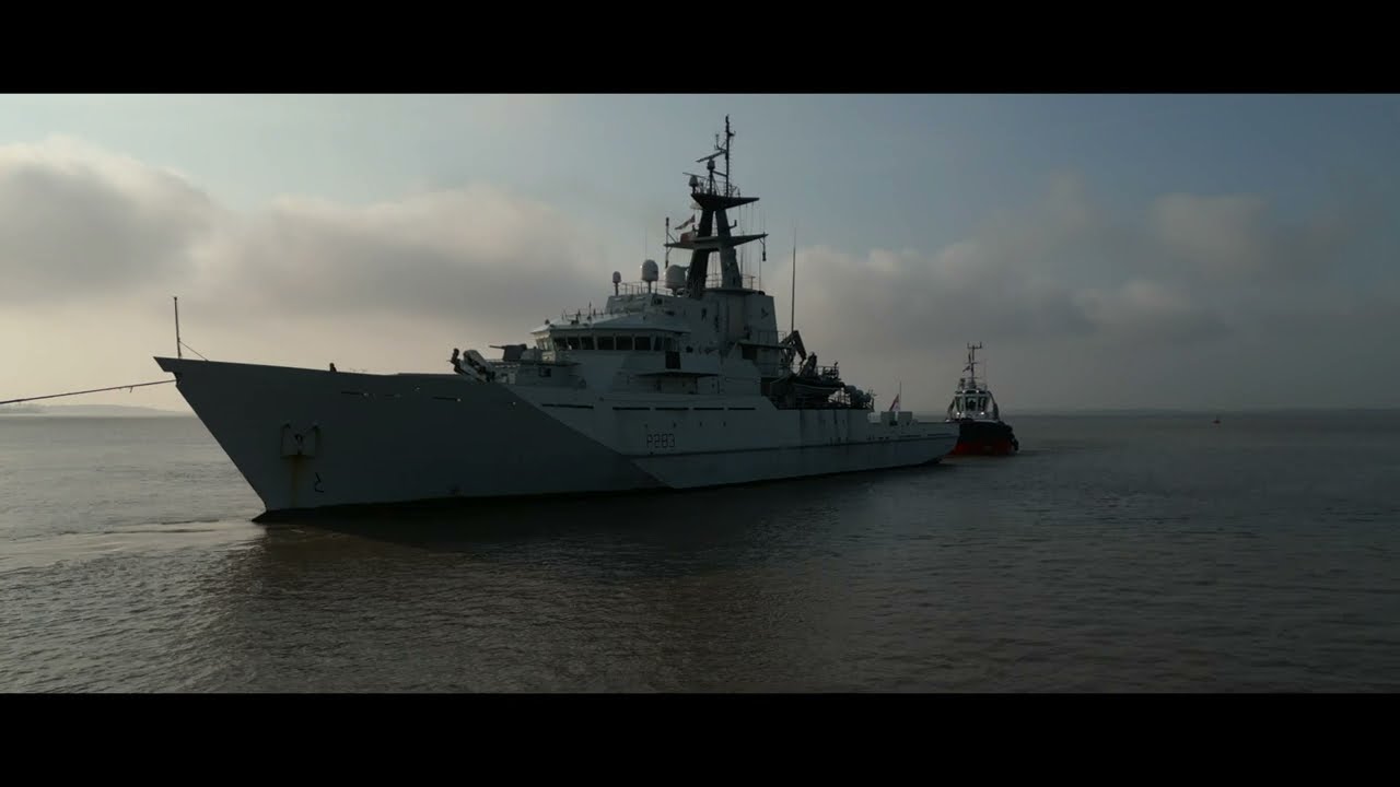 HMS Mersey (P283) Hull Visit - YouTube